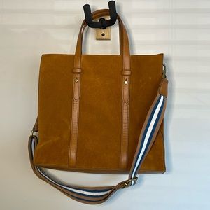 Fossil Suede Kingston Tote